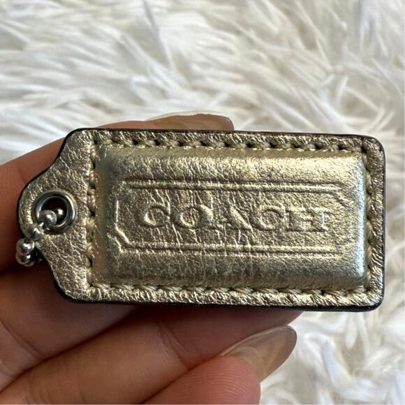 1.5" COACH Fob Bag Charm Hang tag Hangtag - Picture 1 of 2